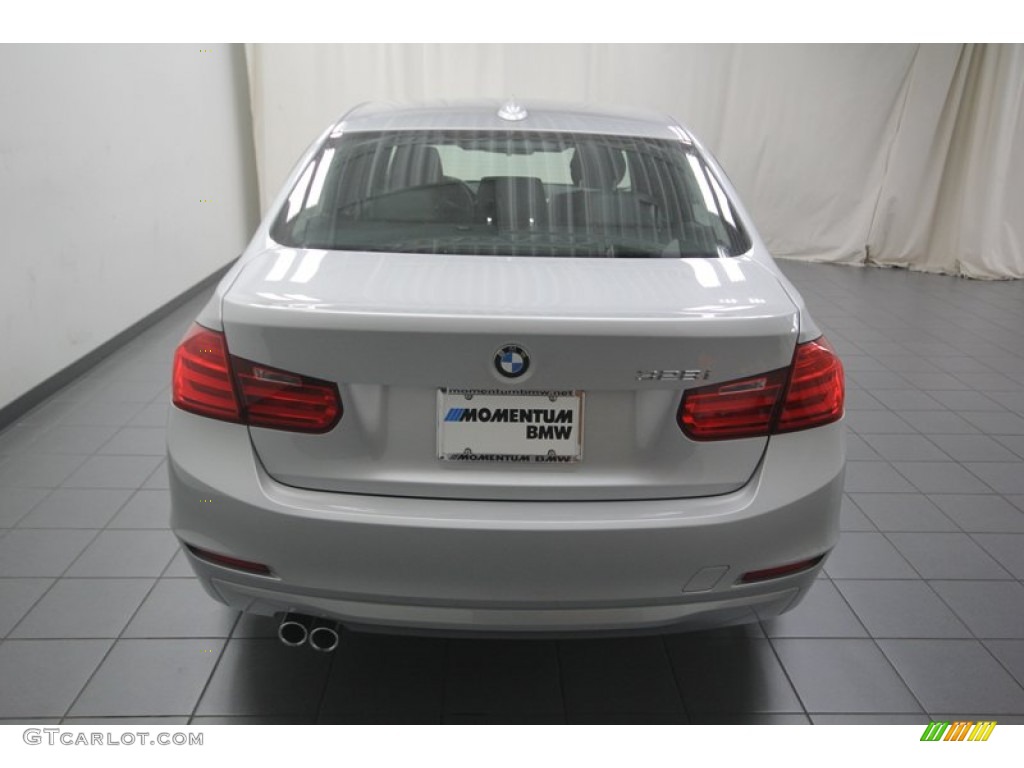 2013 3 Series 328i Sedan - Glacier Silver Metallic / Black photo #10