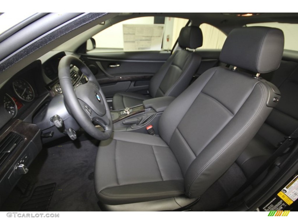 2013 3 Series 328i Coupe - Jet Black / Black photo #3