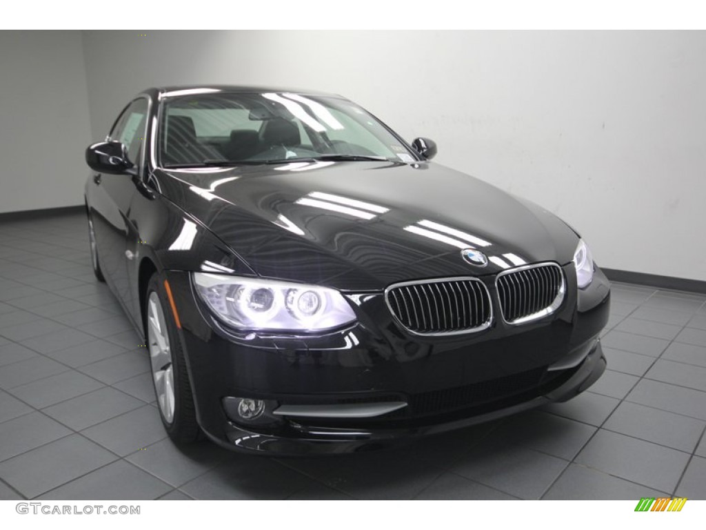 2013 3 Series 328i Coupe - Jet Black / Black photo #5