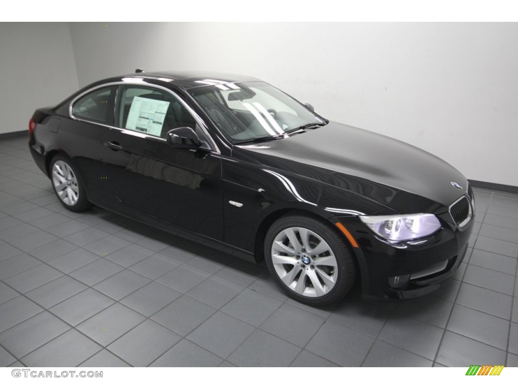 2013 3 Series 328i Coupe - Jet Black / Black photo #6