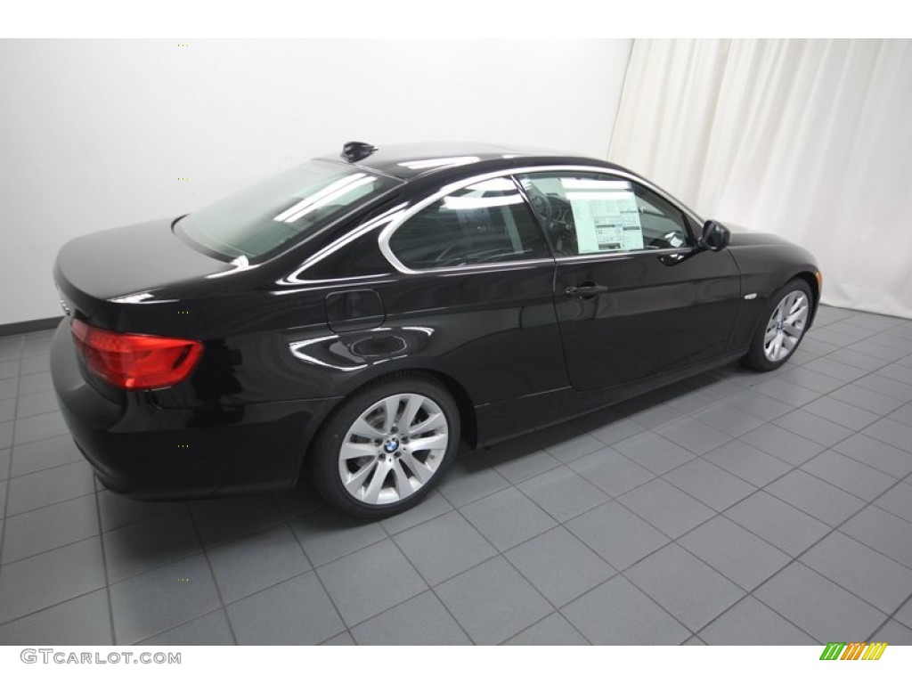 2013 3 Series 328i Coupe - Jet Black / Black photo #8