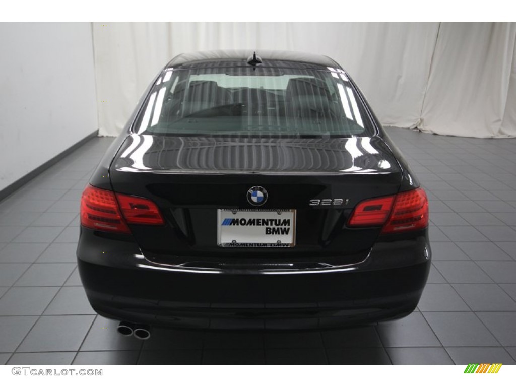 2013 3 Series 328i Coupe - Jet Black / Black photo #10
