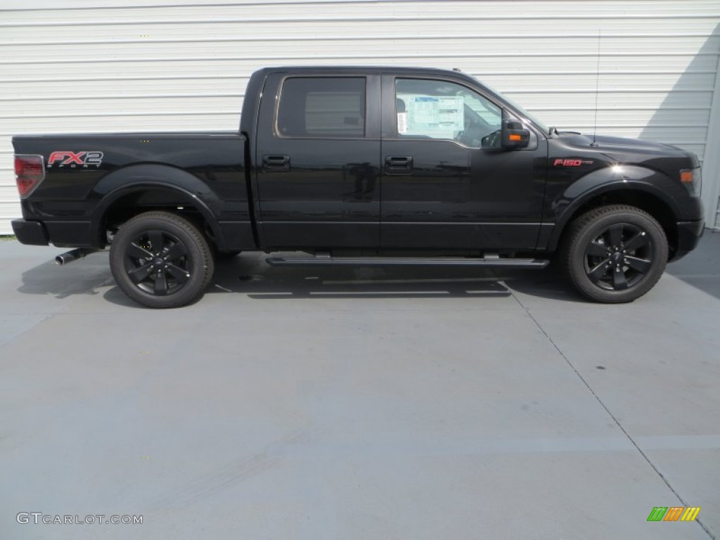 Tuxedo Black Metallic 2013 Ford F150 FX2 SuperCrew Exterior Photo #83238424