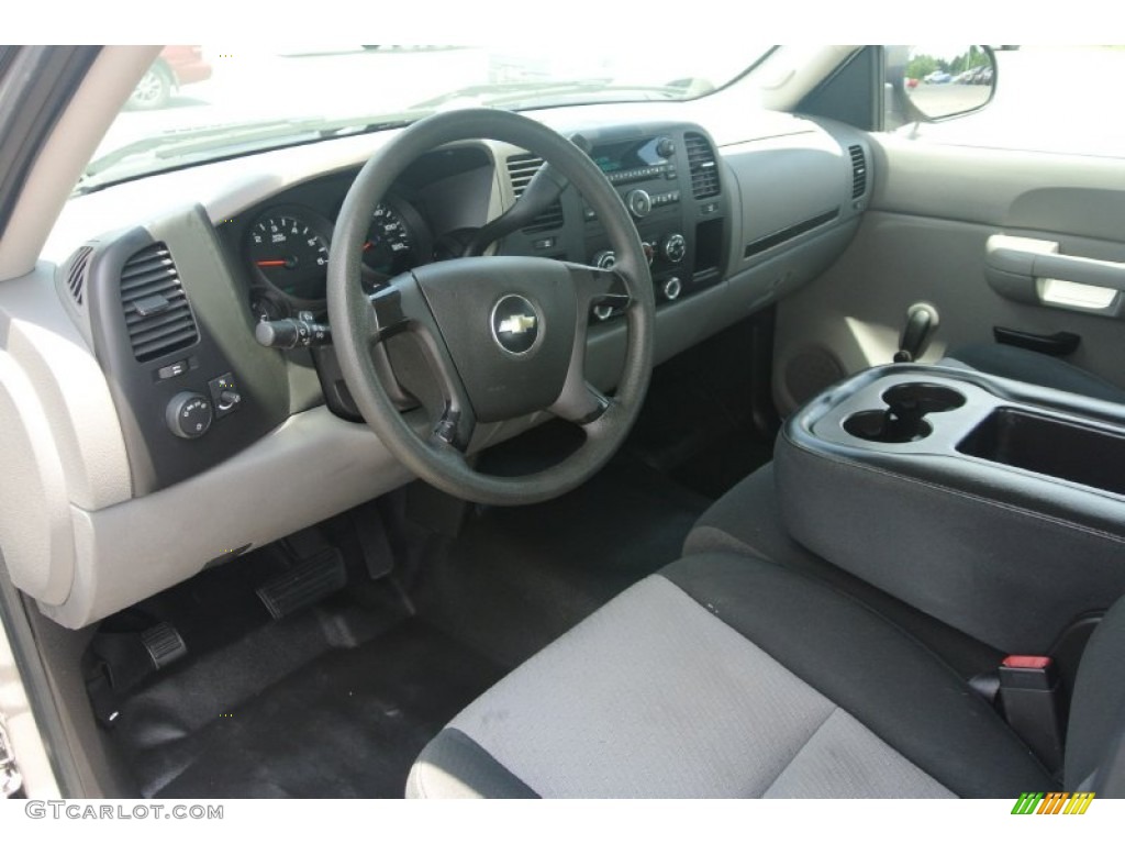 2008 Silverado 1500 LS Extended Cab - Silver Birch Metallic / Dark Titanium photo #19