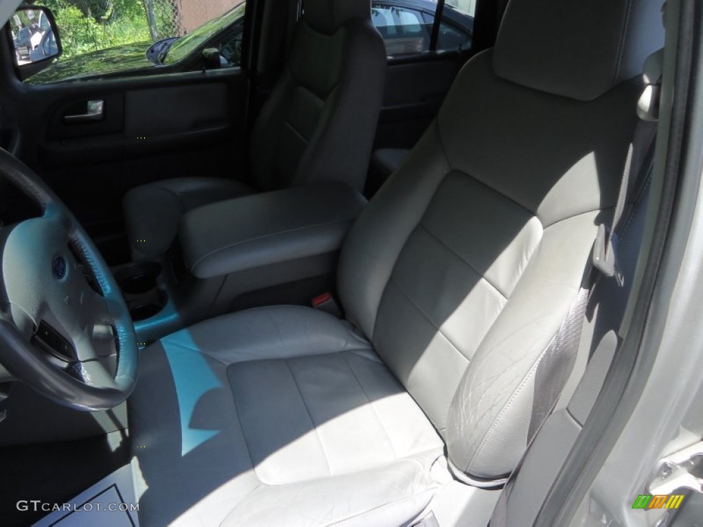 2003 Expedition XLT 4x4 - Silver Birch Metallic / Flint Grey photo #22