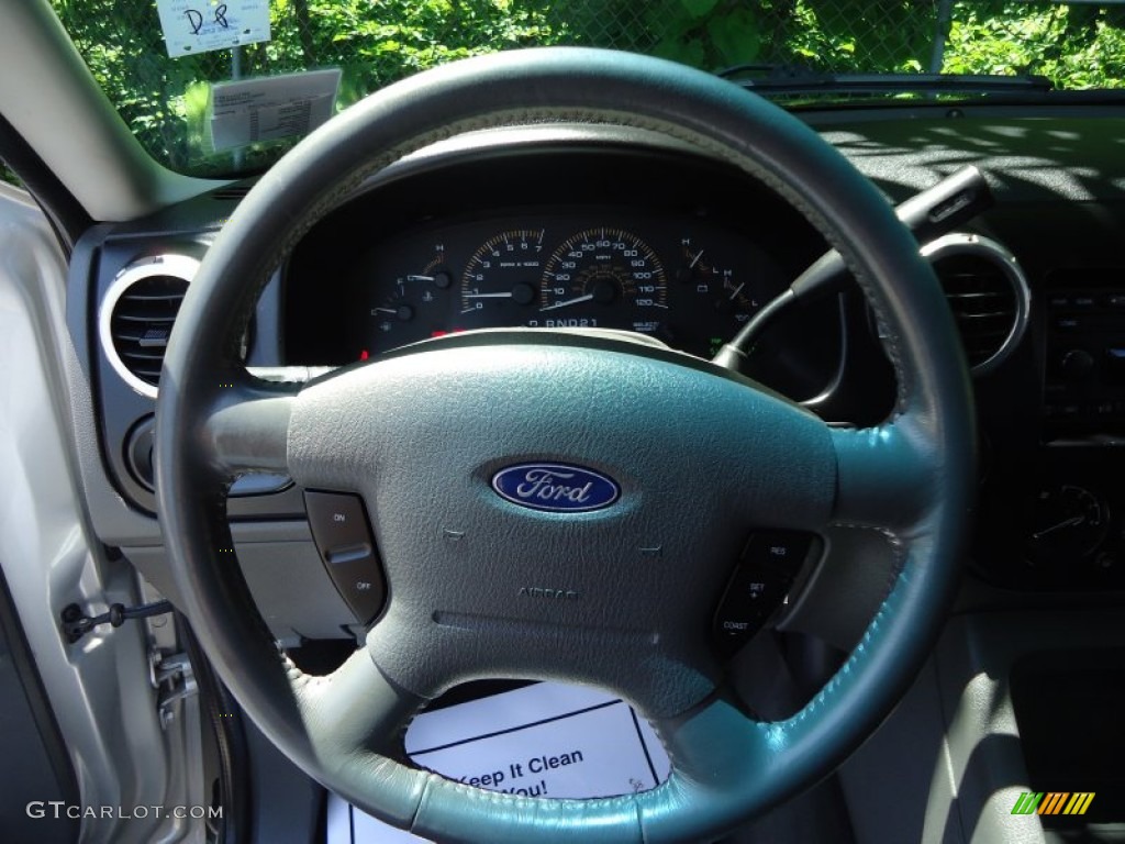 2003 Expedition XLT 4x4 - Silver Birch Metallic / Flint Grey photo #23