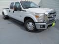 2013 Oxford White Ford F350 Super Duty XLT Crew Cab Dually  photo #1