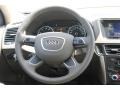 Pistachio Beige 2013 Audi Q5 3.0 TFSI quattro Steering Wheel