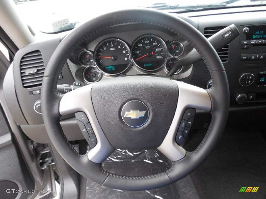 2013 Silverado 1500 LT Crew Cab 4x4 - Mocha Steel Metallic / Ebony photo #14