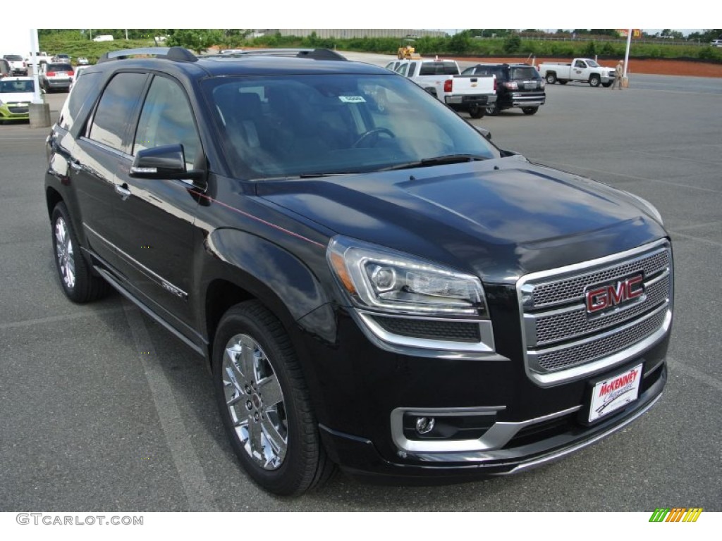 2014 Acadia Denali - Carbon Black Metallic / Ebony photo #1