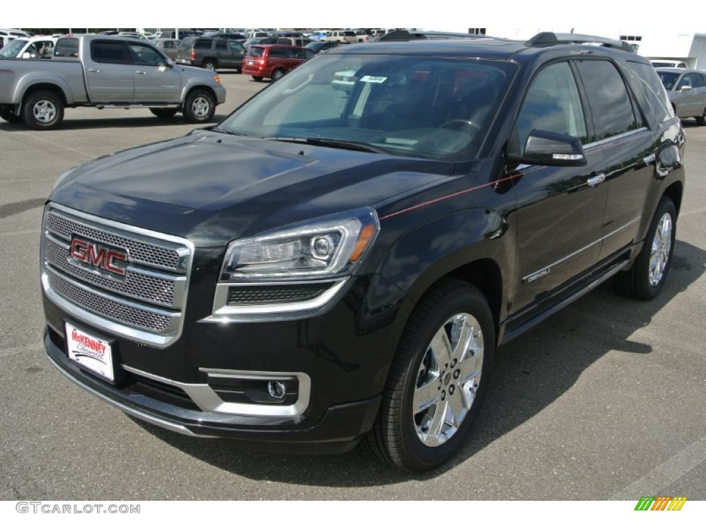 2014 Acadia Denali - Carbon Black Metallic / Ebony photo #2