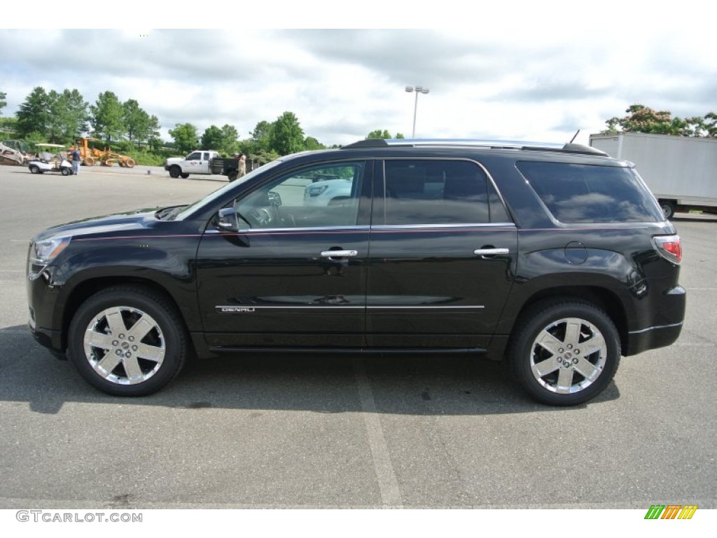 2014 Acadia Denali - Carbon Black Metallic / Ebony photo #3