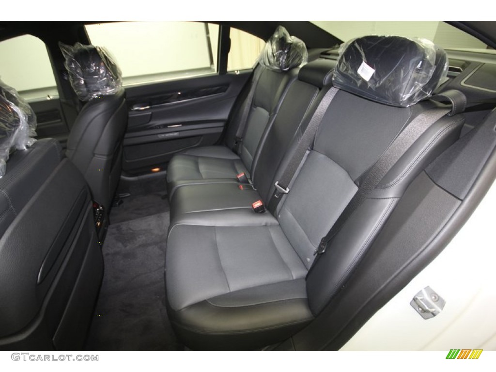 Black Interior 2013 BMW 7 Series 750Li Sedan Photo #83240913