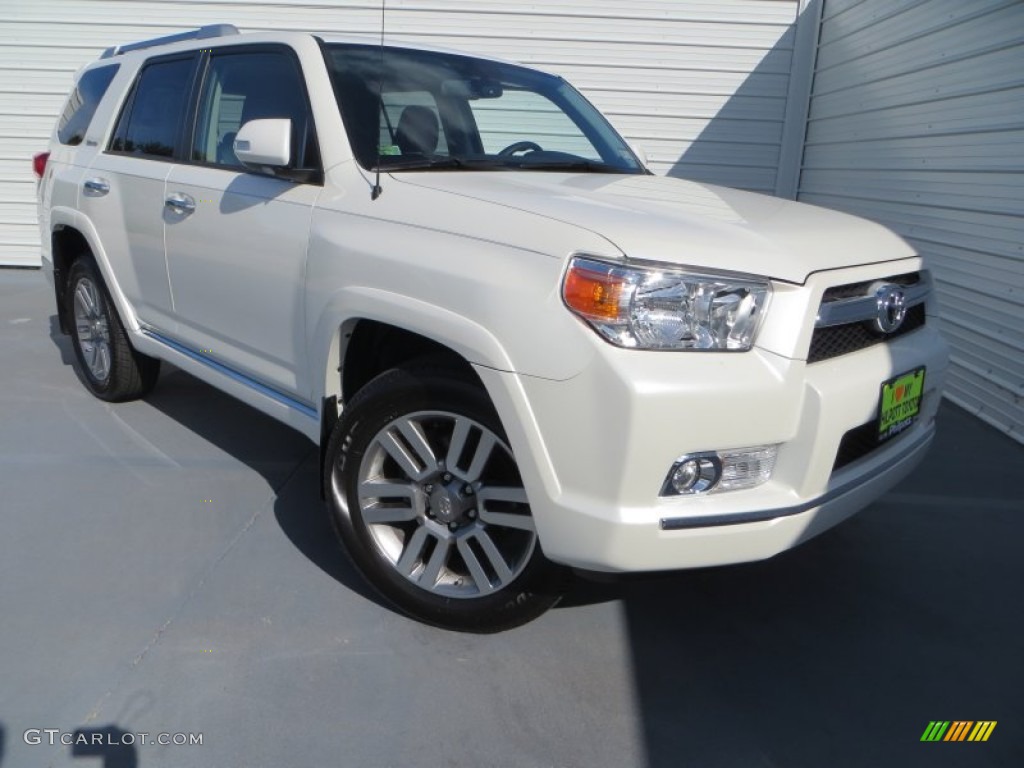 2013 4Runner Limited - Blizzard White Pearl / Black Leather photo #1