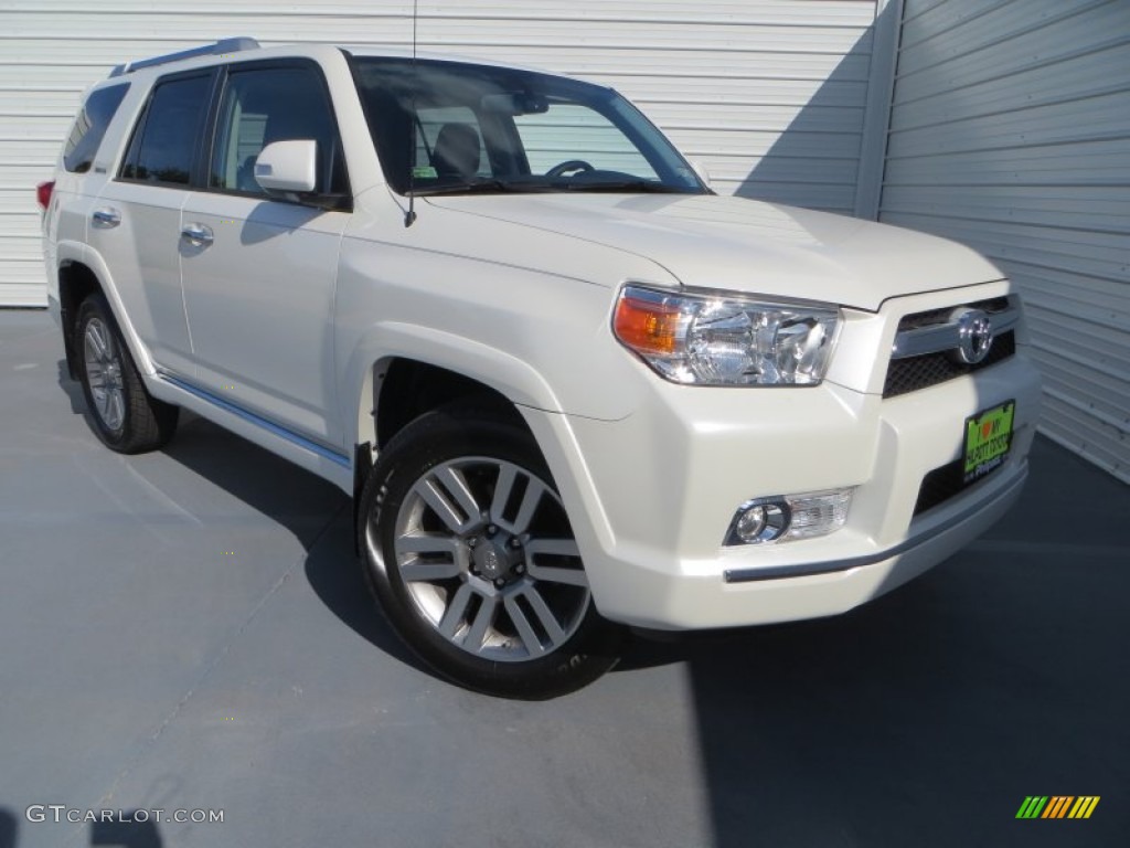 2013 4Runner Limited - Blizzard White Pearl / Black Leather photo #2