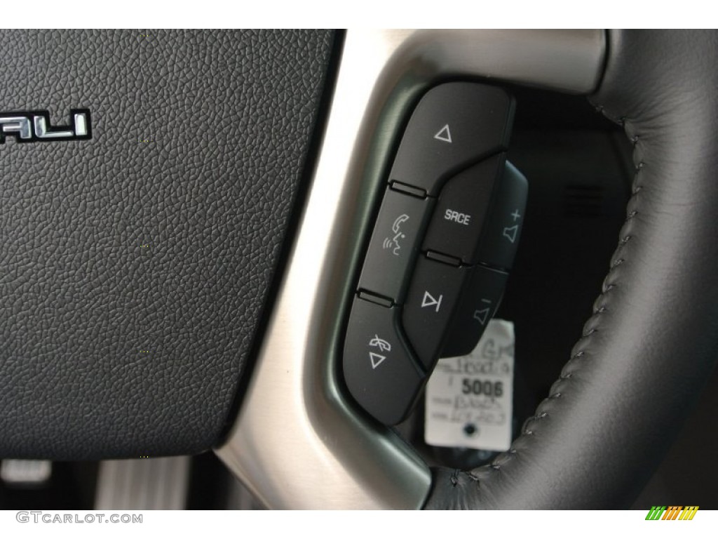 2014 Acadia Denali - Carbon Black Metallic / Ebony photo #14