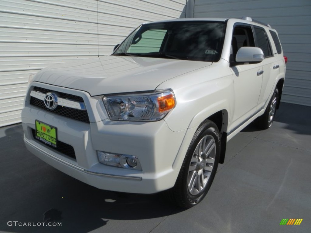 2013 4Runner Limited - Blizzard White Pearl / Black Leather photo #7