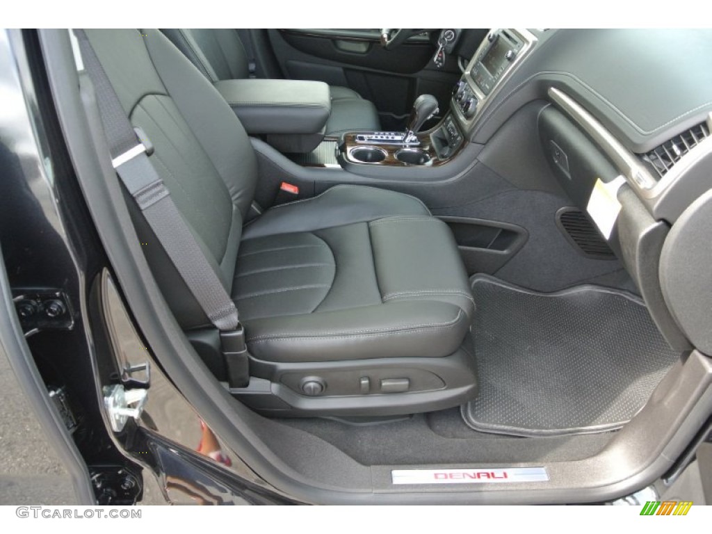 2014 Acadia Denali - Carbon Black Metallic / Ebony photo #19