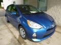 2013 Blue Streak Metallic Toyota Prius c Hybrid Three  photo #7