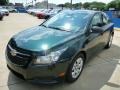 Rainforest Green Metallic 2014 Chevrolet Cruze LS Exterior