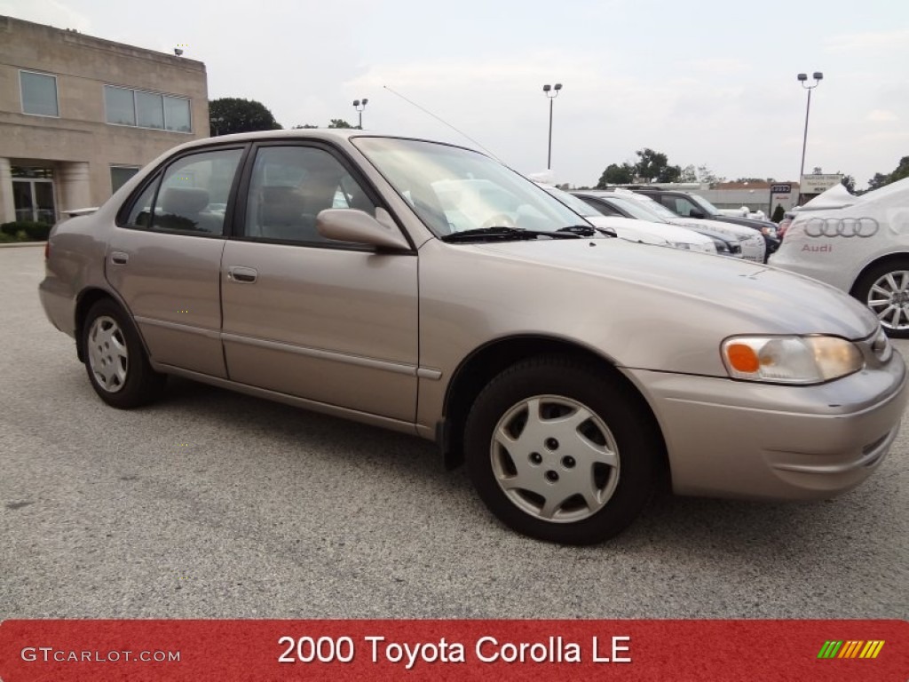 2000 Corolla LE - Sandrift Metallic / Pebble Beige photo #1