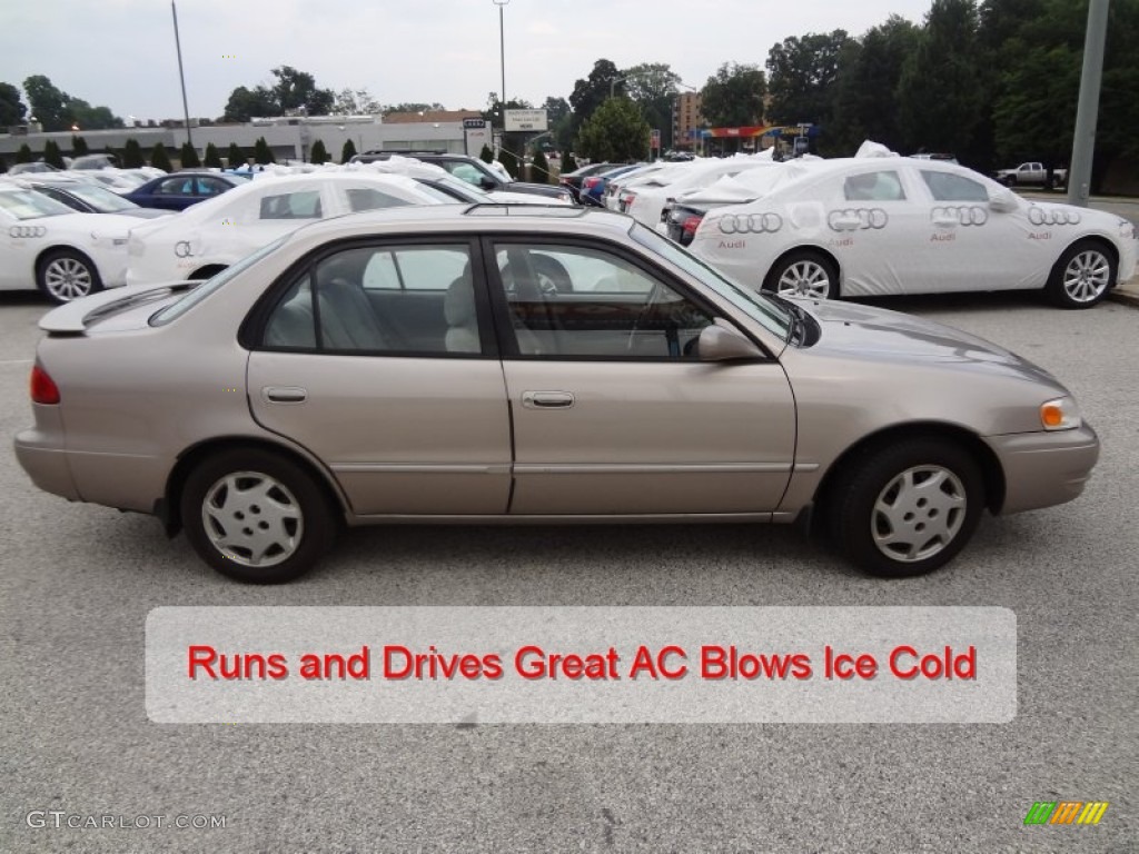 2000 Corolla LE - Sandrift Metallic / Pebble Beige photo #2