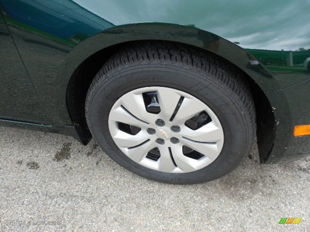 2014 Cruze LS - Rainforest Green Metallic / Jet Black/Medium Titanium photo #8