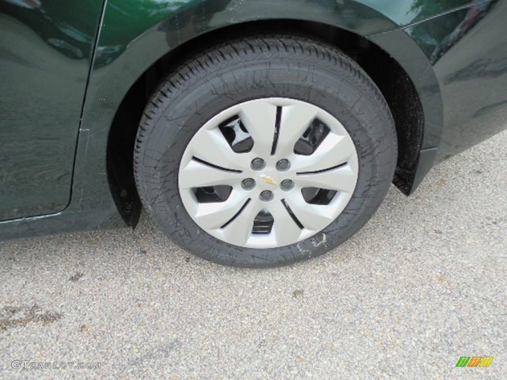 2014 Cruze LS - Rainforest Green Metallic / Jet Black/Medium Titanium photo #3