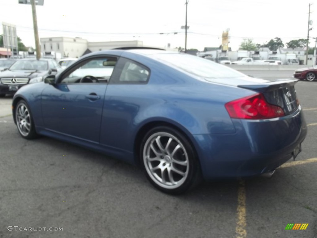 2007 G 35 Coupe - Lakeshore Slate Metallic / Wheat Beige photo #3