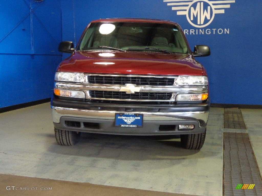 2003 Suburban 1500 LS - Redfire Metallic / Gray/Dark Charcoal photo #2