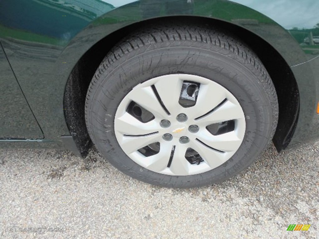 2014 Cruze LS - Rainforest Green Metallic / Jet Black/Medium Titanium photo #8