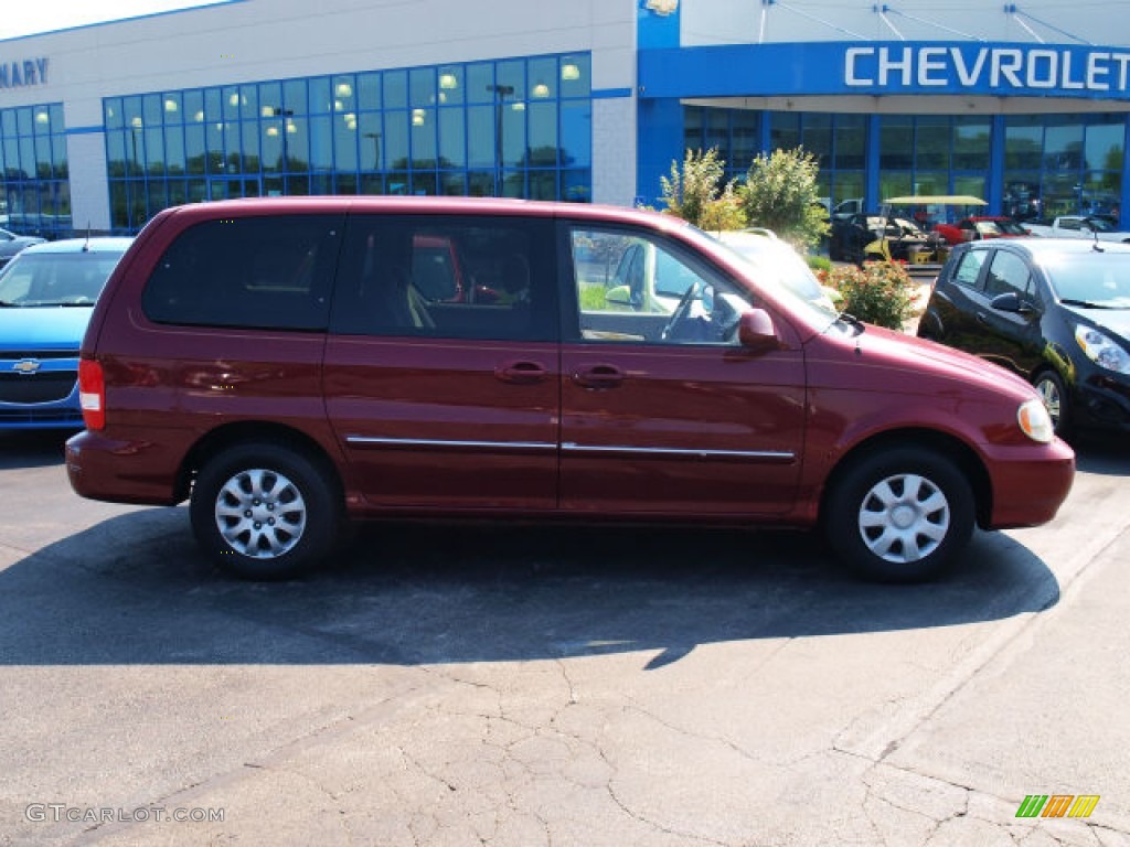 2005 Sedona LX - Ruby Red Metallic / Gray photo #1