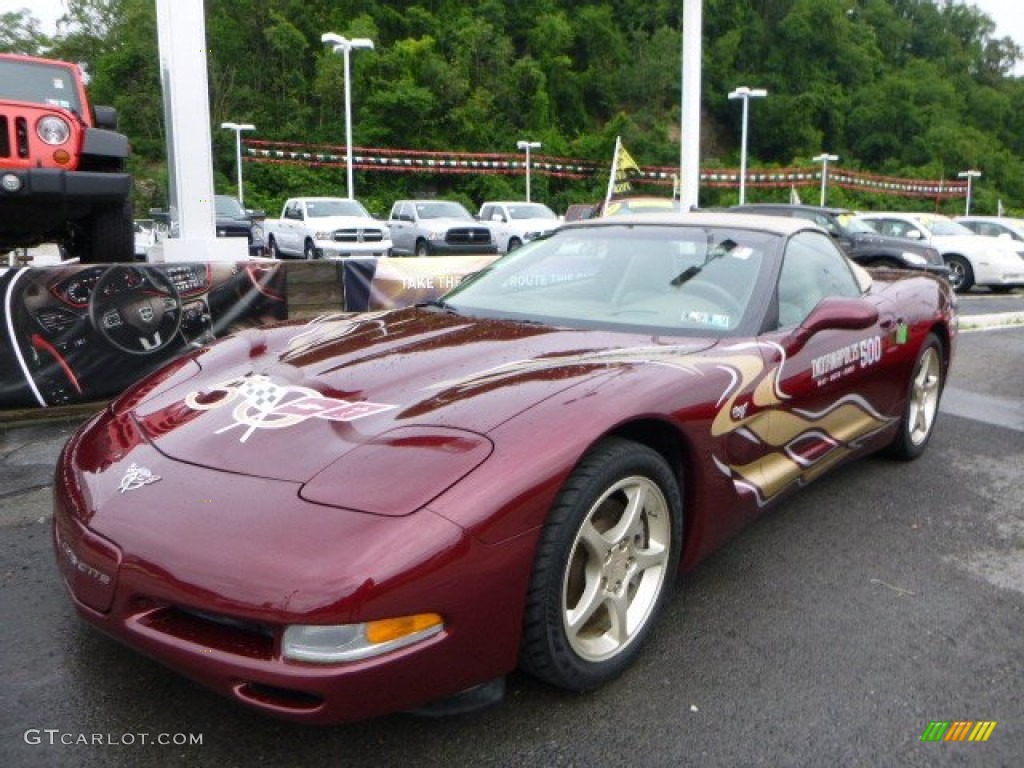 2003 Corvette 50th Anniversary Edition Convertible - 50th Anniversary Red / Shale photo #1