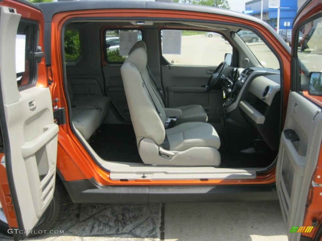2009 Element EX AWD - Citrus Fire Metallic / Titanium photo #33