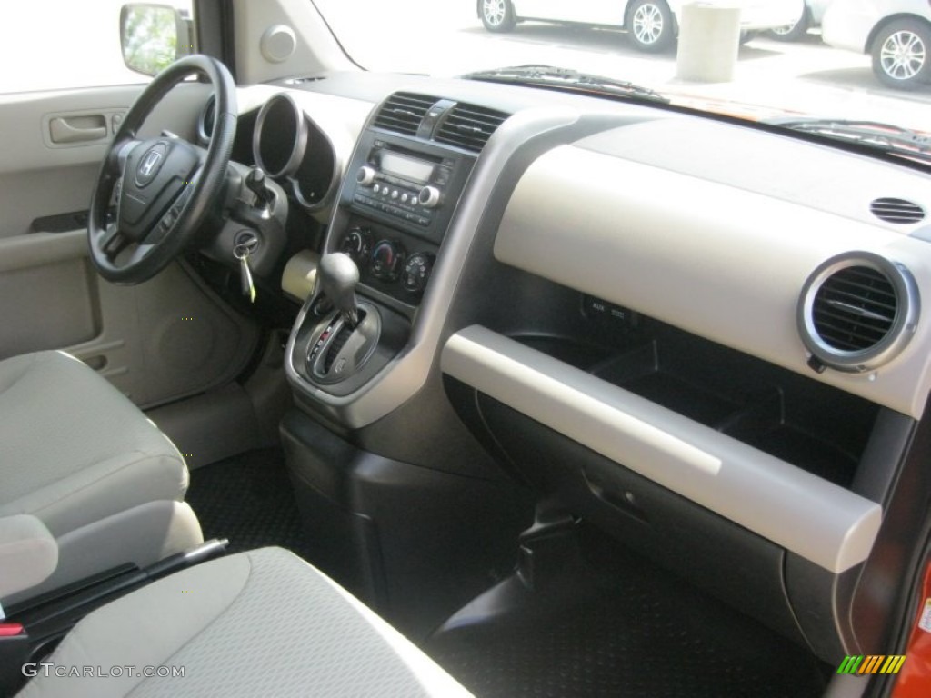 2009 Element EX AWD - Citrus Fire Metallic / Titanium photo #35