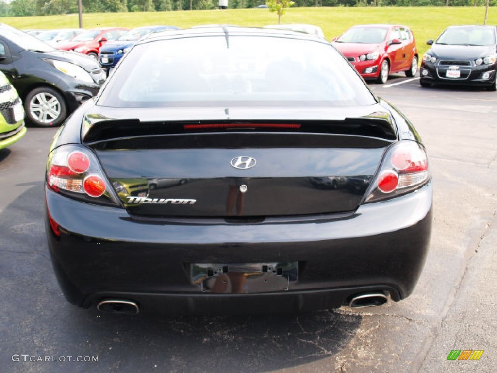 2008 Tiburon GS - Black Pearl / GS Black Cloth photo #6