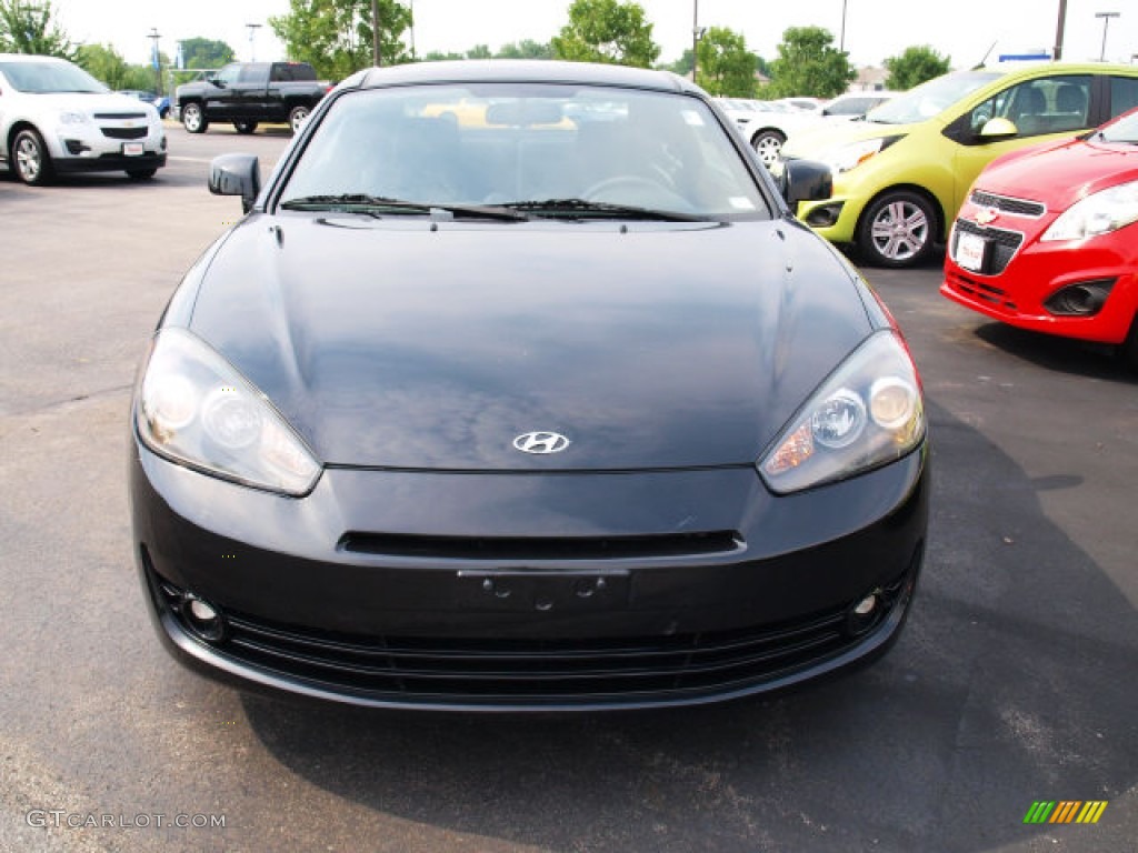 2008 Tiburon GS - Black Pearl / GS Black Cloth photo #8