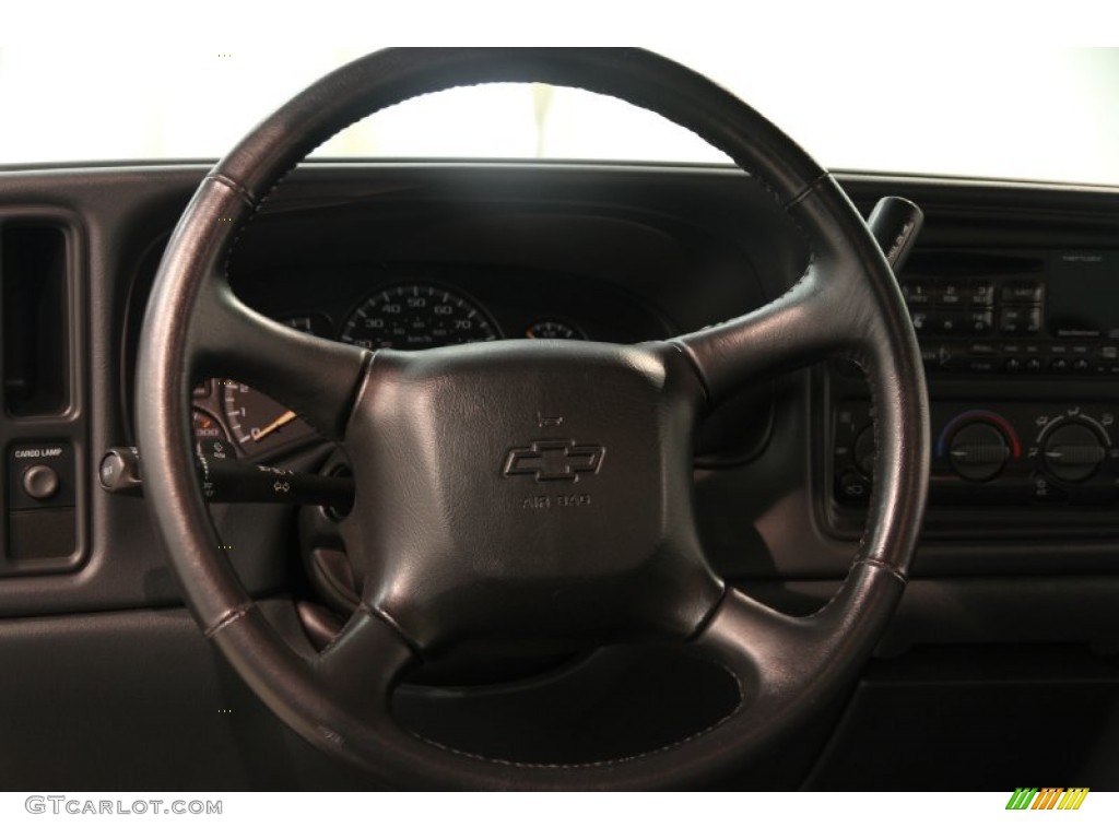 2002 Silverado 1500 LS Crew Cab - Dark Carmine Red Metallic / Graphite Gray photo #6