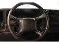 Graphite Gray 2002 Chevrolet Silverado 1500 LS Crew Cab Steering Wheel