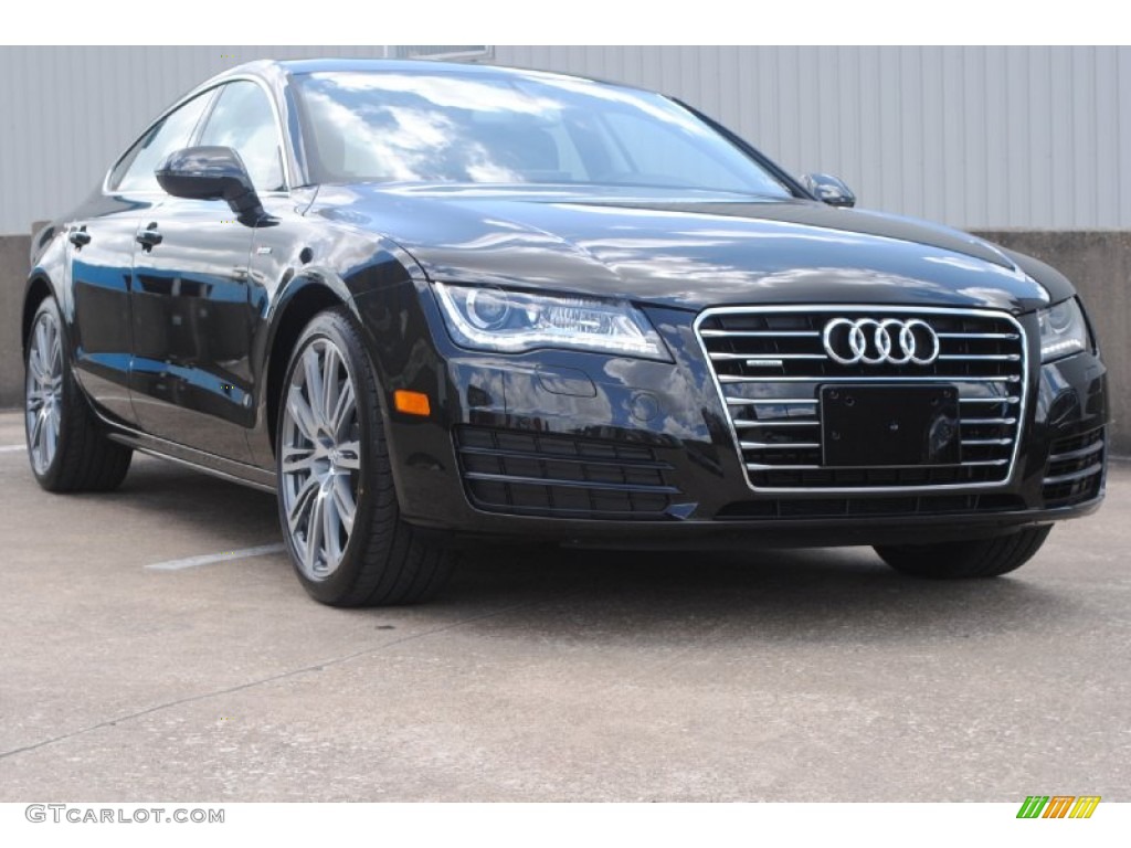 Havanna Black Metallic 2014 Audi A7 3.0T quattro Premium Plus Exterior Photo #83245776