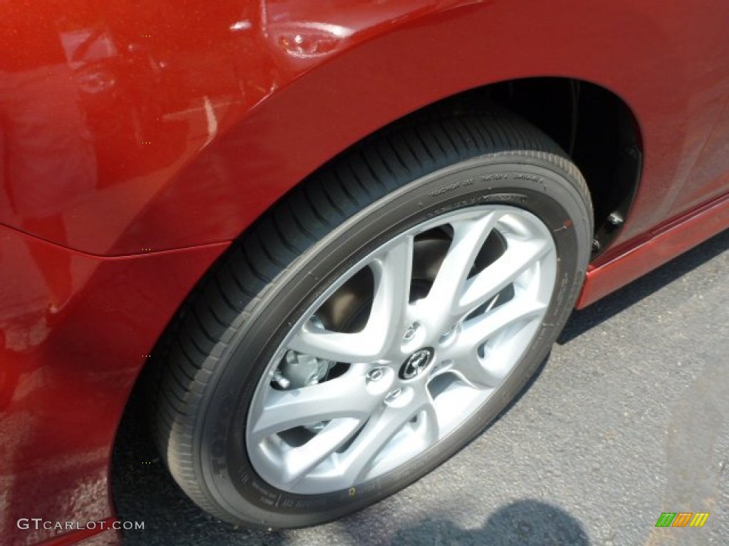 2013 MAZDA5 Touring - Zeal Red Mica / Sand photo #9
