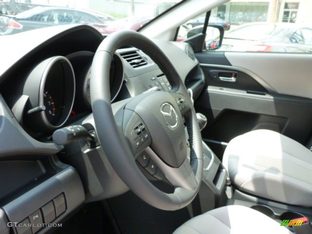 2013 MAZDA5 Touring - Zeal Red Mica / Sand photo #15