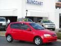 2005 Victory Red Chevrolet Aveo LS Hatchback  photo #1