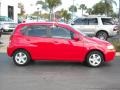 2005 Victory Red Chevrolet Aveo LS Hatchback  photo #2