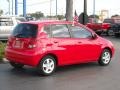 2005 Victory Red Chevrolet Aveo LS Hatchback  photo #3