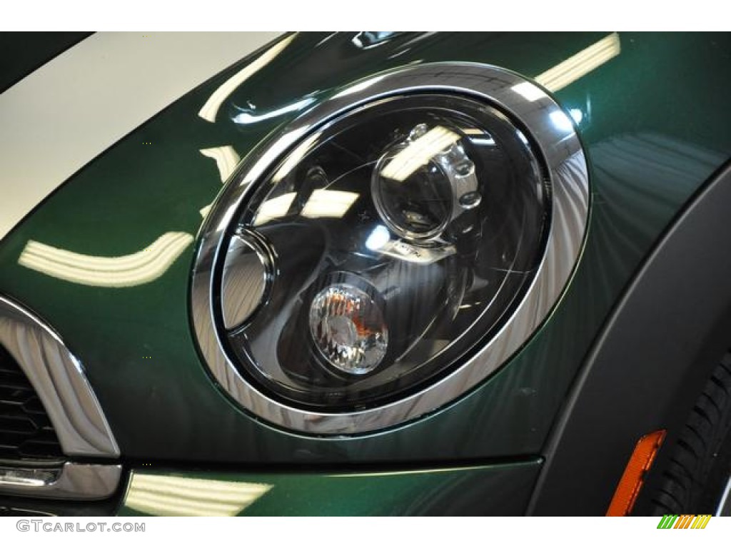 2013 Cooper S Convertible - British Racing Green II Metallic / Carbon Black photo #2