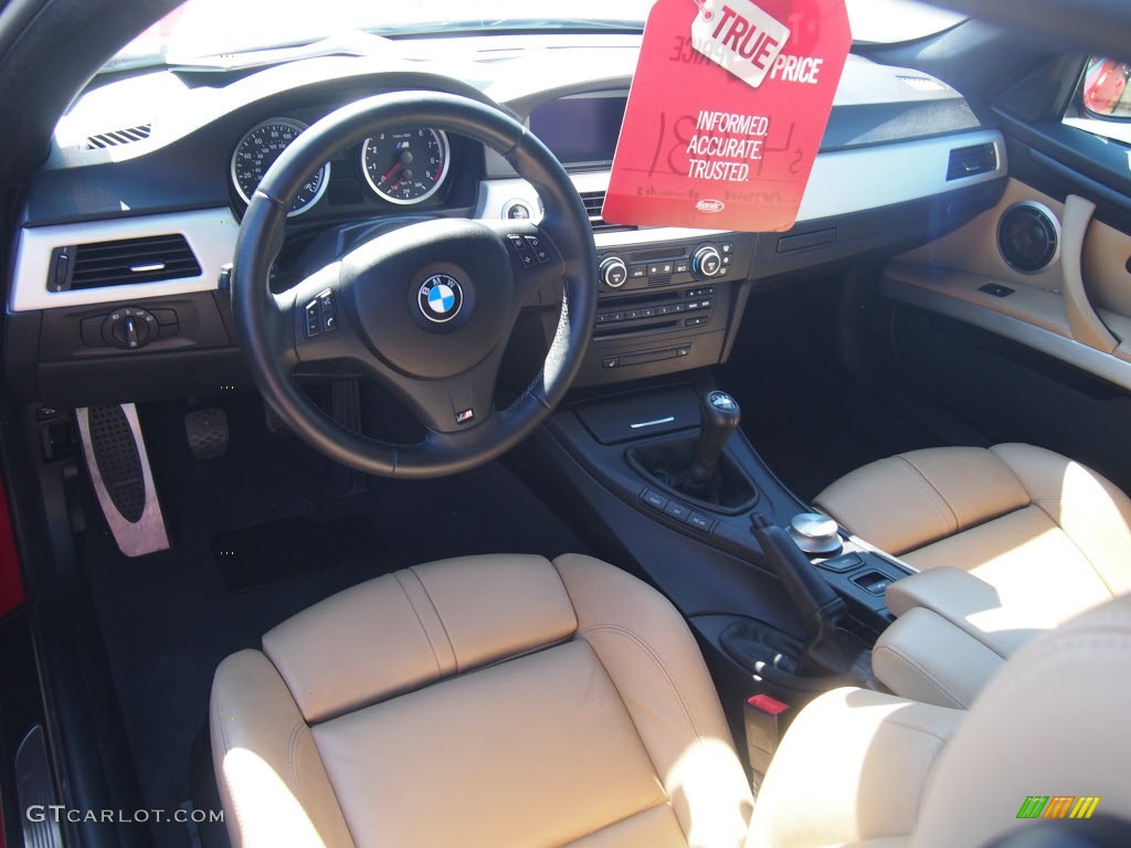 2008 M3 Convertible - Melbourne Red Metallic / Bamboo Beige photo #9