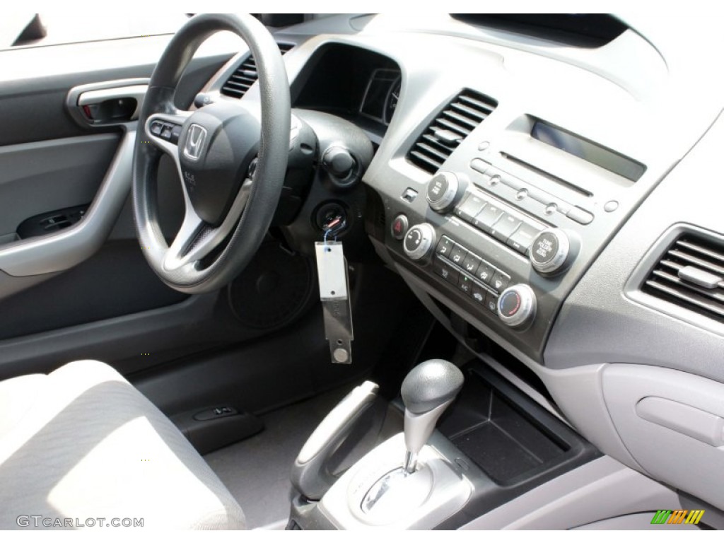 2011 Civic EX Coupe - Polished Metal Metallic / Gray photo #9