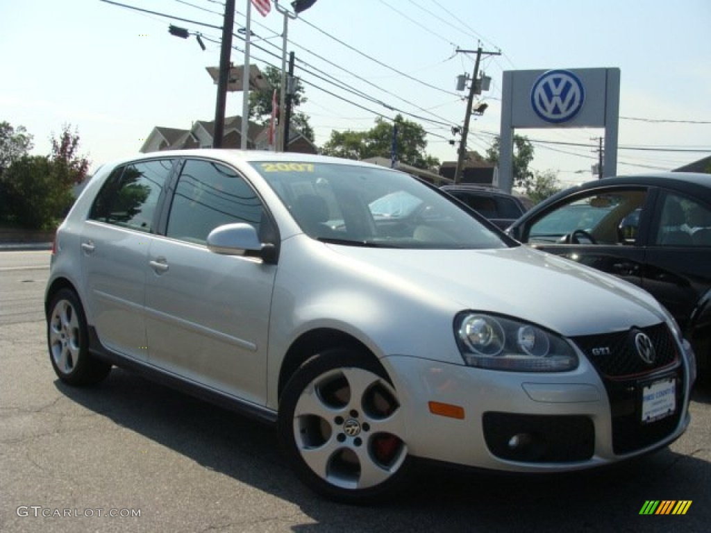 2007 GTI 4 Door - Reflex Silver Metallic / Interlagos Plaid Cloth photo #1