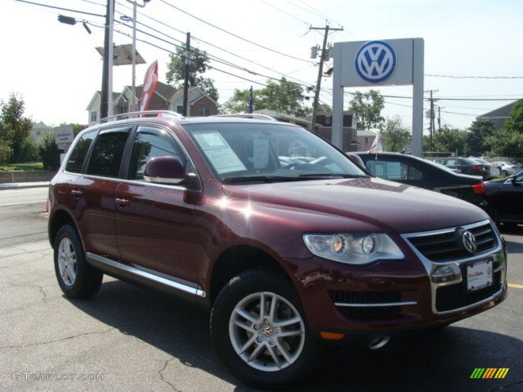 2008 Touareg 2 VR6 - Cranberry Red Metallic / Pure Beige photo #1